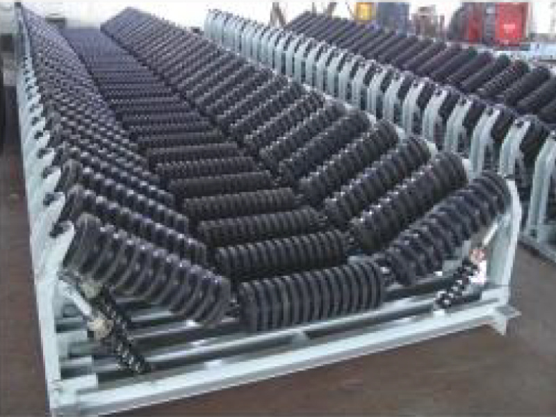 防跑偏彈簧緩沖托輥組